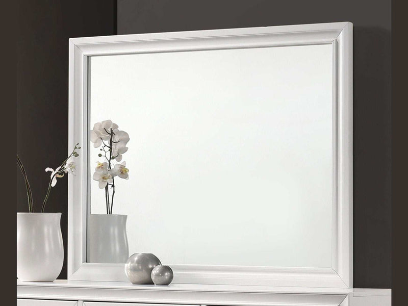 Barzini - White - Dresser Mirror - Ornate Home