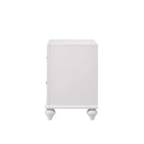 Barzini White Nightstand - Ornate Home