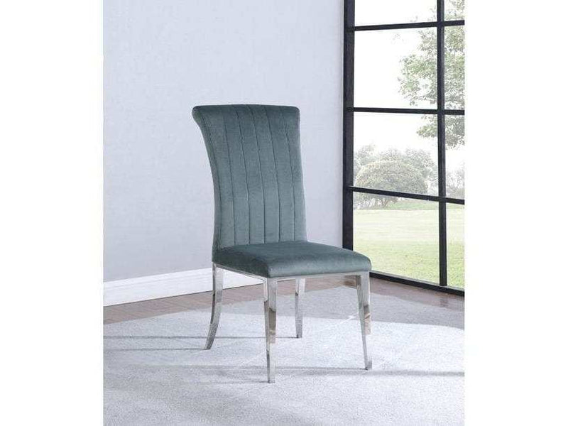 Beaufort Dark Grey Chairs (Set Of 2) - Ornate Home