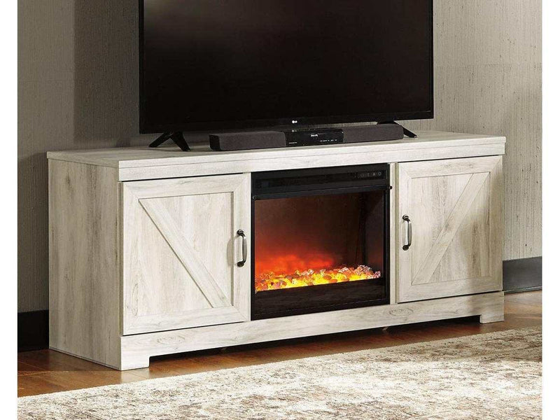 Bellaby 63" TV Stand with Fireplace - Ornate Home