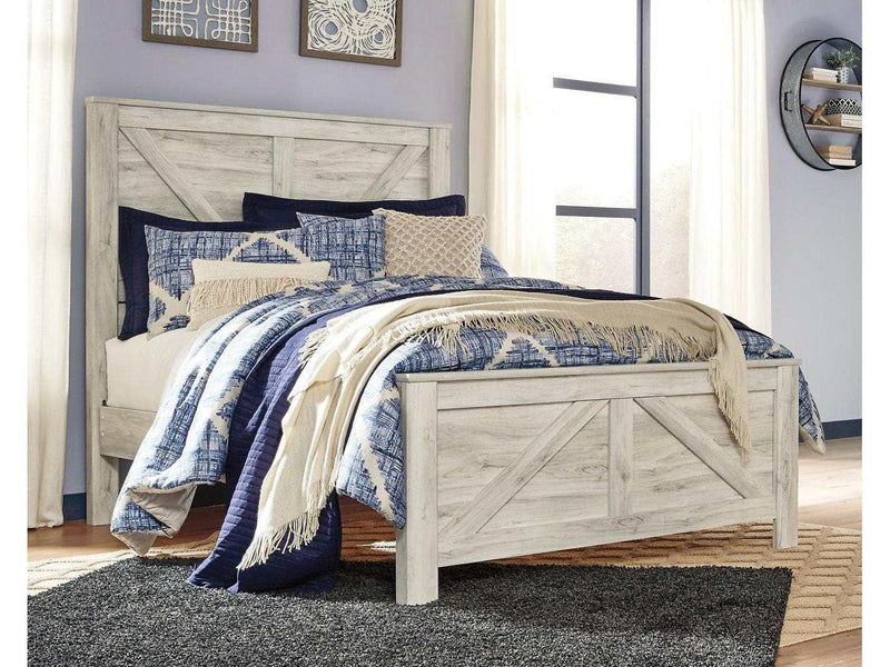 Bellaby Queen Crossbuck Panel Bed - Ornate Home