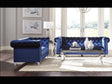 Bleker Blue Sofa & Loveseat - Ornate Home