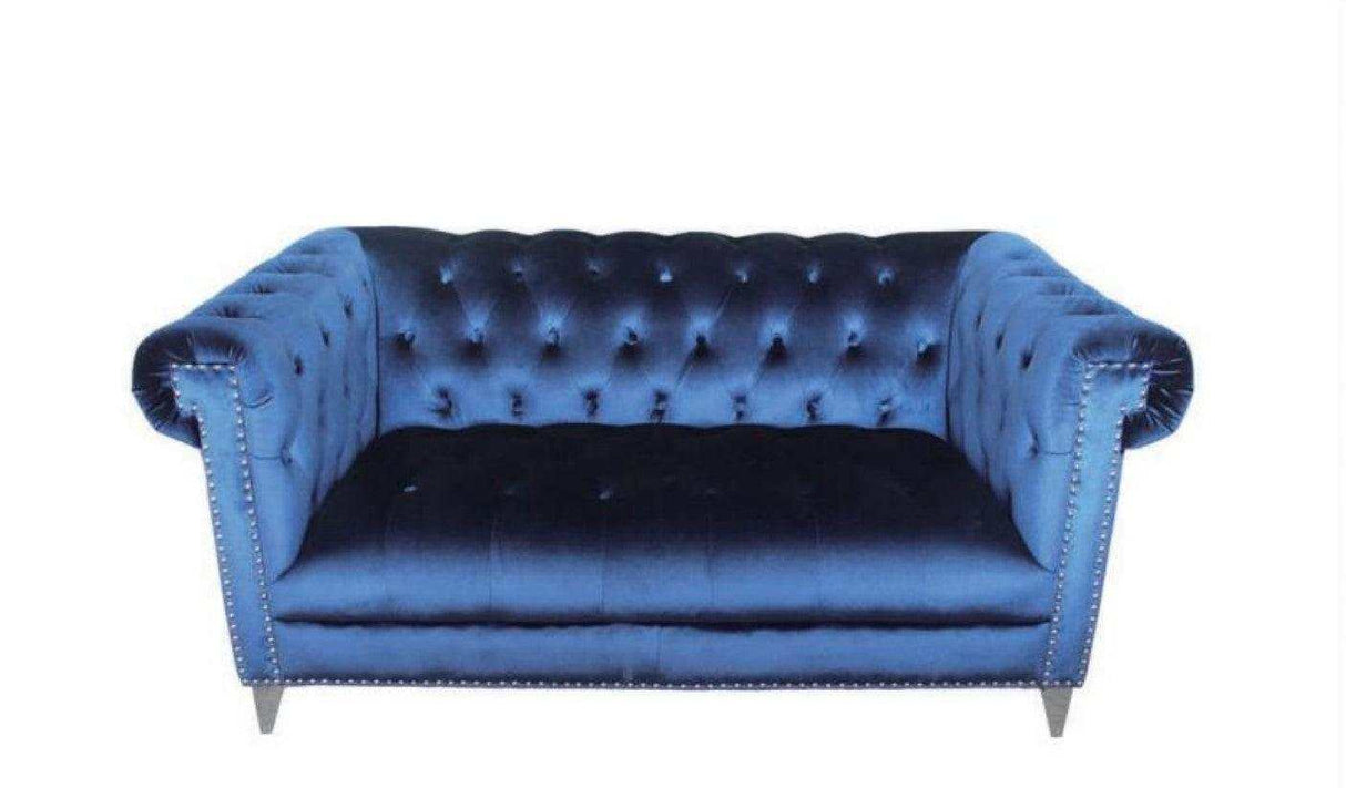 Bleker Blue Sofa & Loveseat - Ornate Home