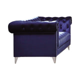 Bleker Blue Stationary Loveseat - Ornate Home