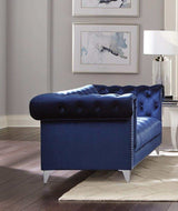 Bleker Blue Stationary Loveseat - Ornate Home