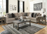 Bovarian Stone 3pc Sectional L Shape Sofa - Ornate Home