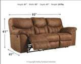 Boxberg Manual Reclining Sofa - Ornate Home