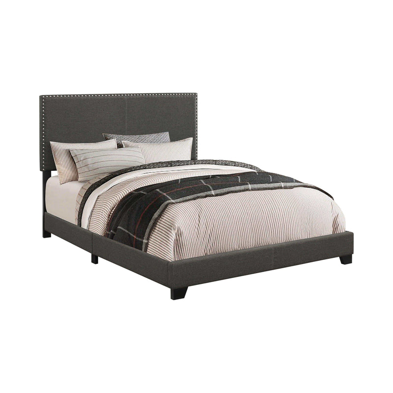 Boyd Charcoal Full Panel Bed - Ornate Home