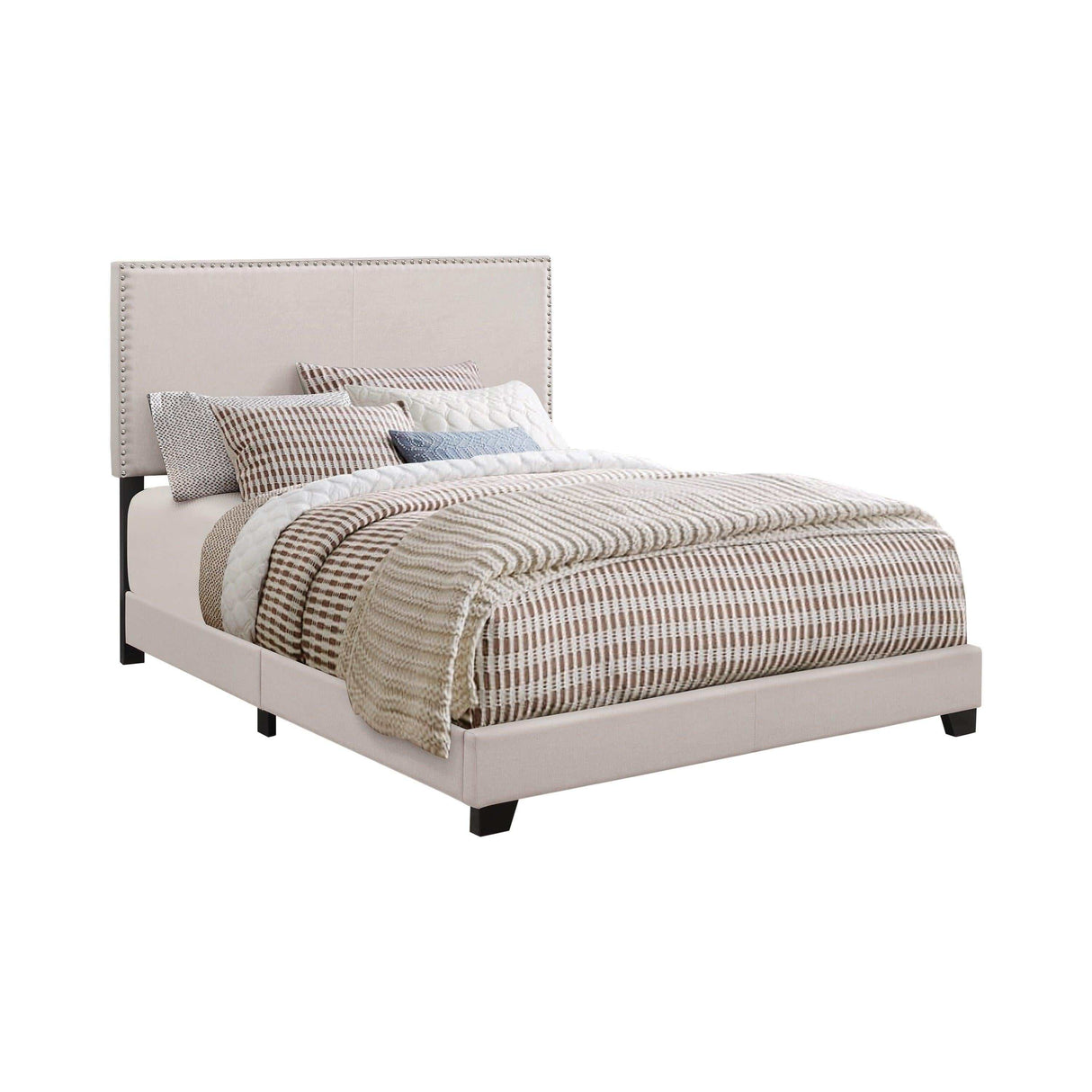 Boyd Ivory Full Panel Bed - Ornate Home