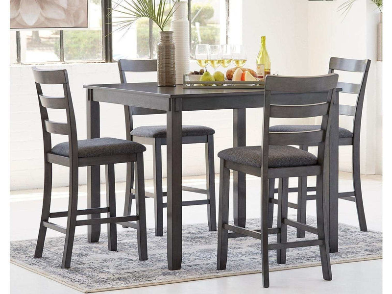 Bridson Counter Height Dining Table and Bar Stools (Set of 5) - Ornate Home