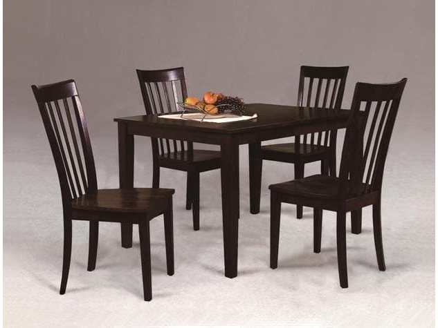 Brody Espresso 5Piece Dining Set - Ornate Home