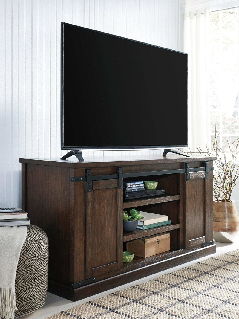 Budmore Rustic Brown 60" TV Stand - Ornate Home