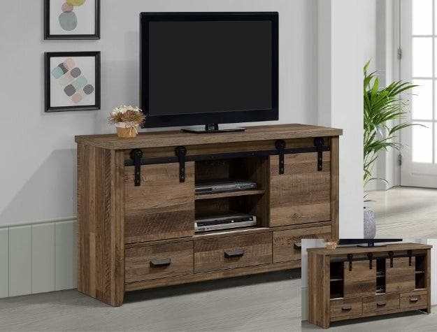 Calhoun Brown 60" TV Stand - Ornate Home