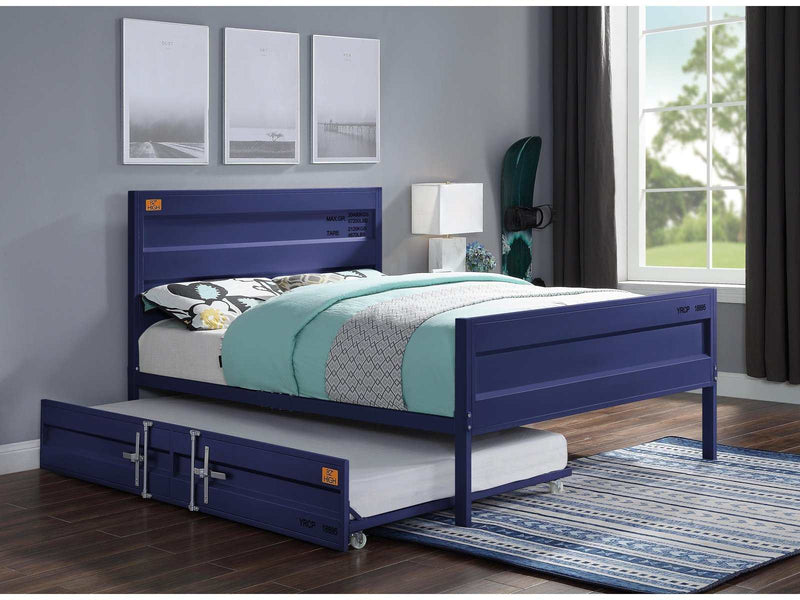 Cargo Blue Full Bed - Ornate Home