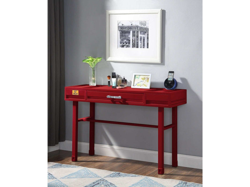 Cargo Red Vanity Desk - Ornate Home