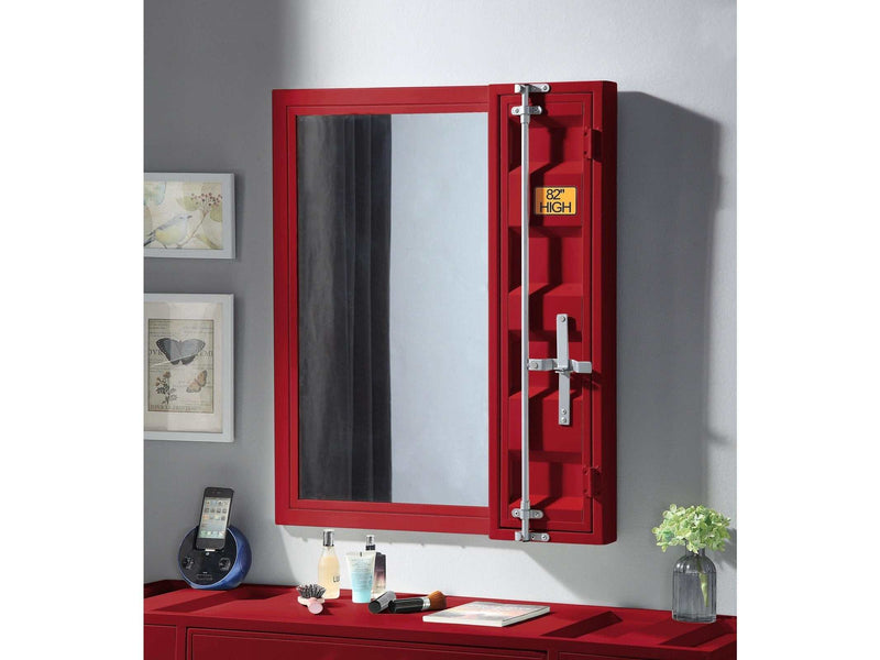 Cargo Red Vanity Mirror - Ornate Home