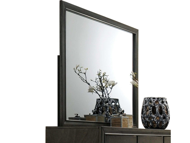 Carine II Gray Mirror - Ornate Home
