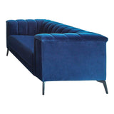 Chalet Blue Velvet Sofa & Loveseat - Ornate Home