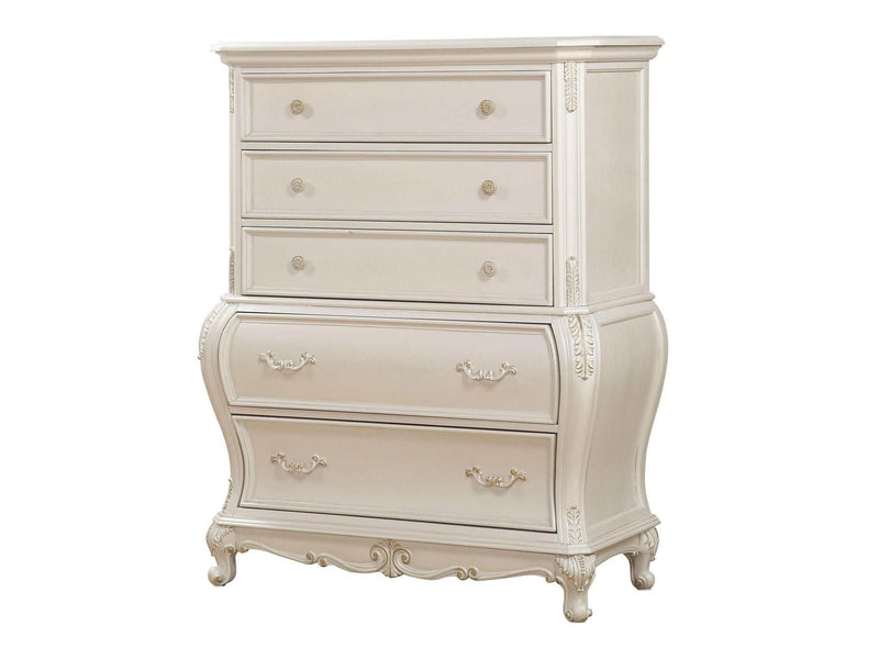 Chantelle Pearl White Chest - Ornate Home