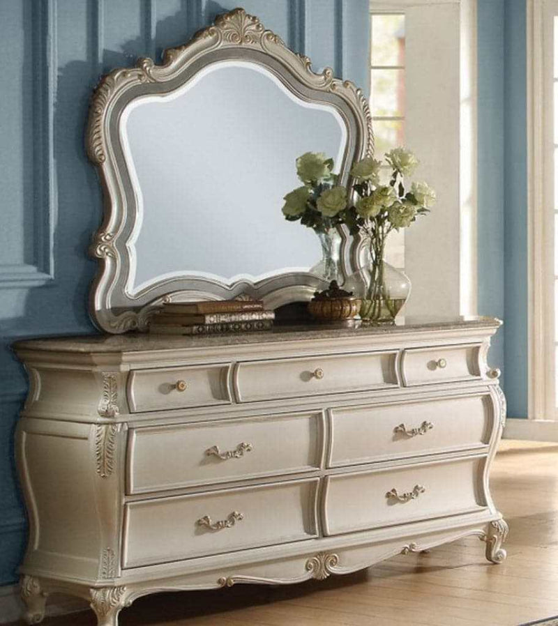 Chantelle Pearl White Dresser - Ornate Home