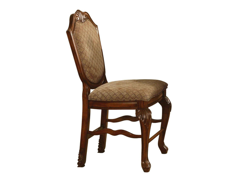 Chateau De Ville Fabric & Cherry Counter Height Chair - Ornate Home