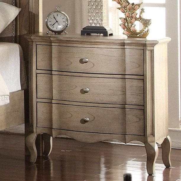 Chelmsford Antique Taupe Nightstand - Ornate Home