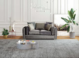 Clara Gray Velvet Sofa & Loveseat - Ornate Home