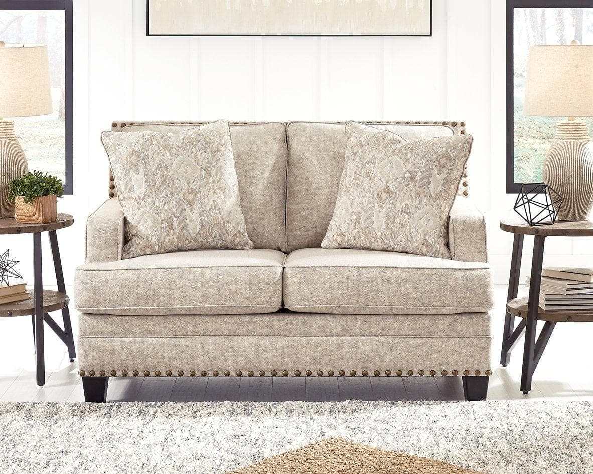 Claredon Linen Loveseat - Ornate Home