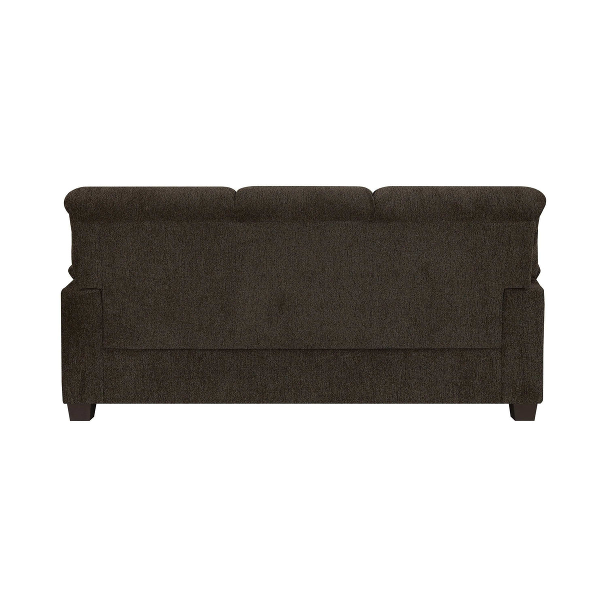 Clemintine Brown Stationary Sofa - Ornate Home