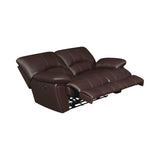 Clifford Dark Brown Motion Loveseat - Ornate Home