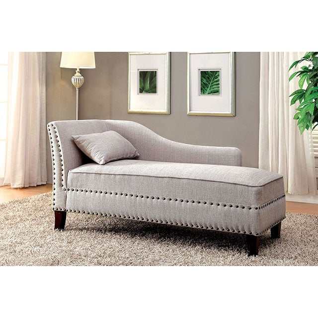 Stillwater Beige Chaise - Ornate Home