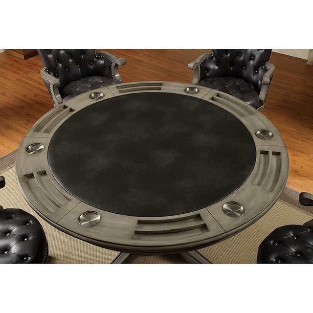 Yelena Gray Game Table - Ornate Home