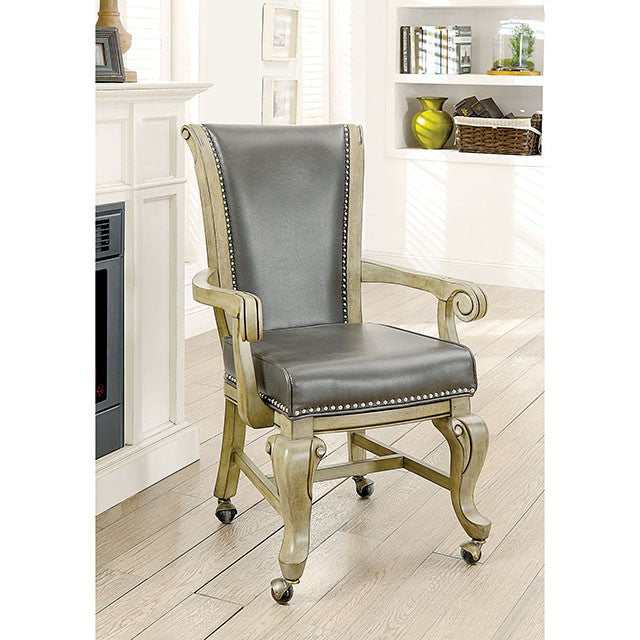 Melina Gray Arm Chair - Ornate Home