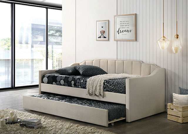 Kosmo Beige Twin Daybed - Ornate Home