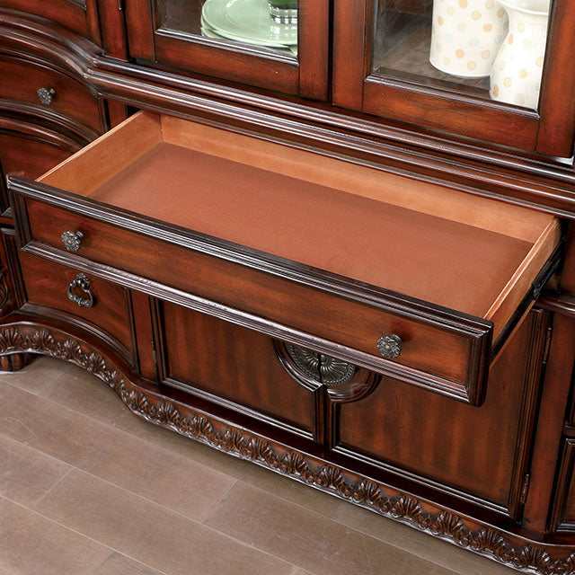 Canyonville Brown Cherry Hutch & Buffet - Ornate Home