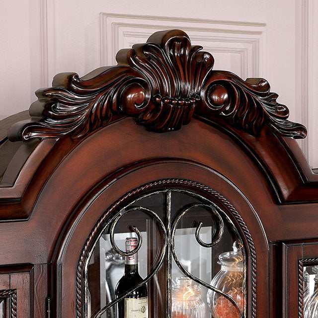 Picardy Brown Cherry Hutch & Buffet - Ornate Home