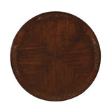 Elana Brown Cherry Round Dining Table - Ornate Home