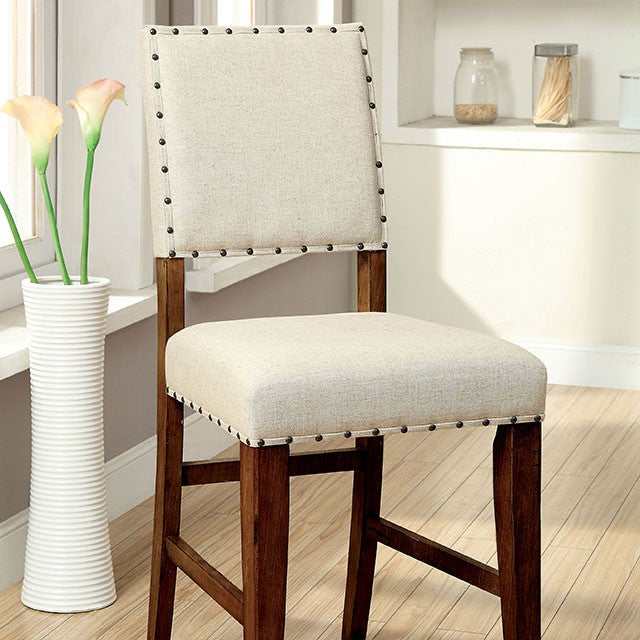 Sania Rustic Oak Counter Height Chair (Set of 2) - Ornate Home