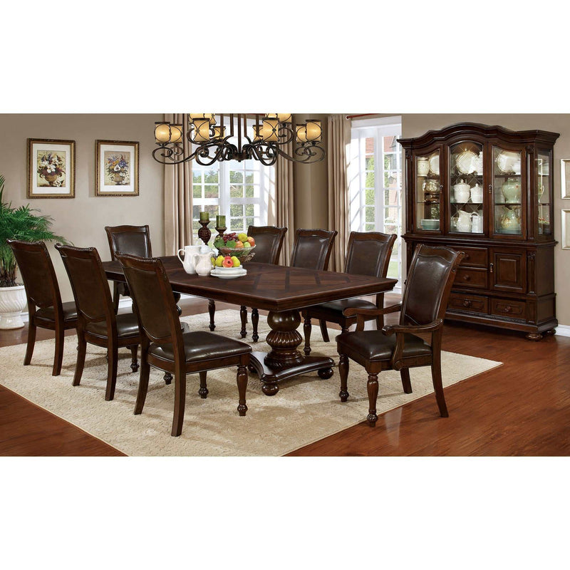 Alpena Brown Cherry Dining Table - Ornate Home