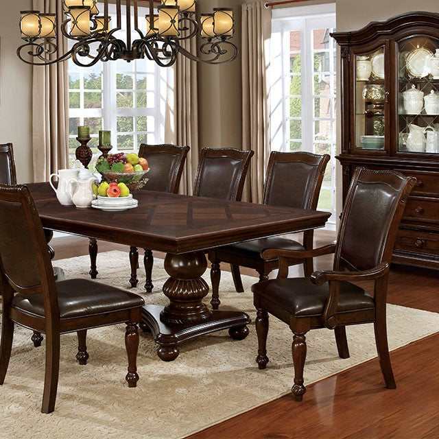 Alpena Brown Cherry Dining Table - Ornate Home