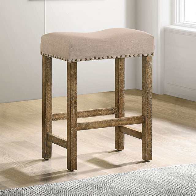 Plankinton Rustic Oak/Brown Counter Height Stool (Set of 2) - Ornate Home