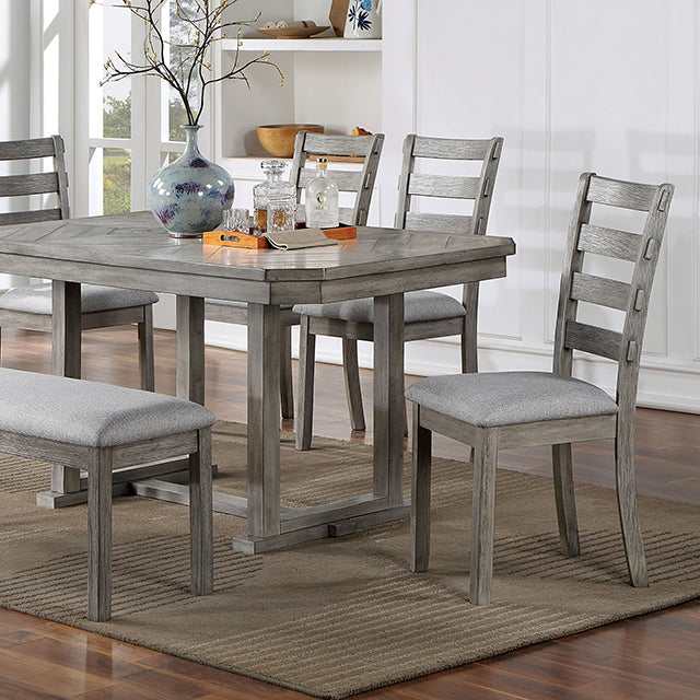 Laquila Gray Dining Table - Ornate Home