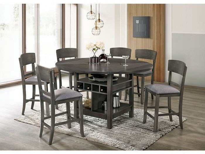 Stacie Gray Counter Height Dining Room Set - Ornate Home