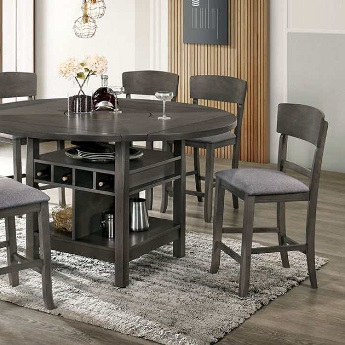 Stacie Gray Counter Height Dining Room Set - Ornate Home