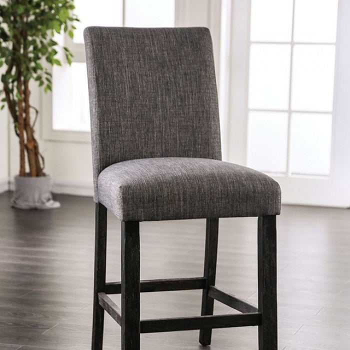 Brule Rustic Gray Counter Ht. Side Chair (Set of 2) - Ornate Home