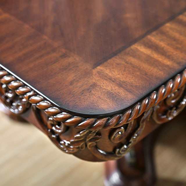 Lucie Brown Cherry Dining Table - Ornate Home