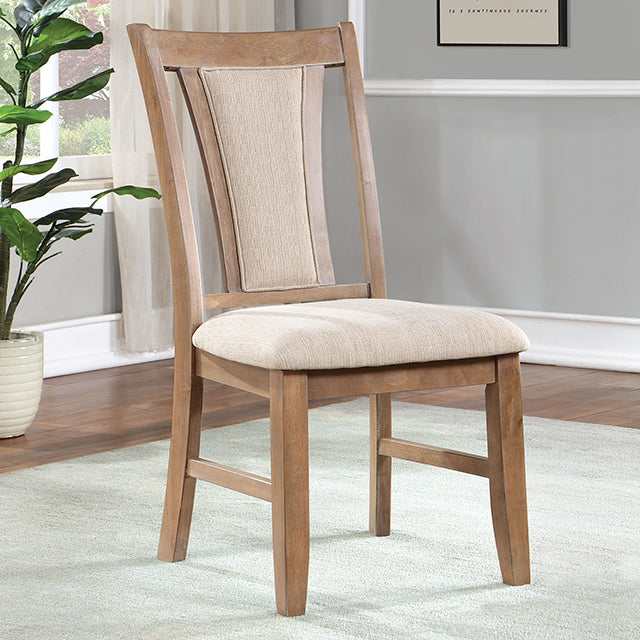 Upminster Natural Tone/Beige Side Chair (Set of 2) - Ornate Home