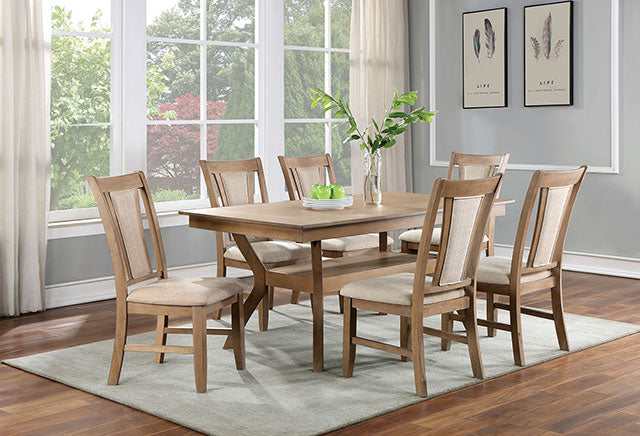 Upminster Natural Tone Dining Table - Ornate Home