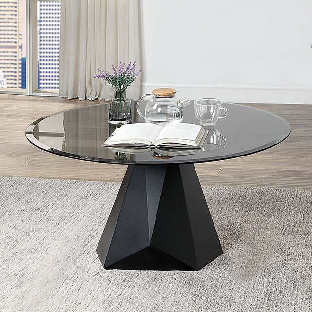 Bishop Black/Gray Coffee Table - Ornate Home