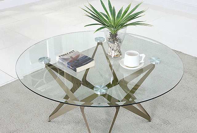 Alvise Champagne Coffee Table - Ornate Home